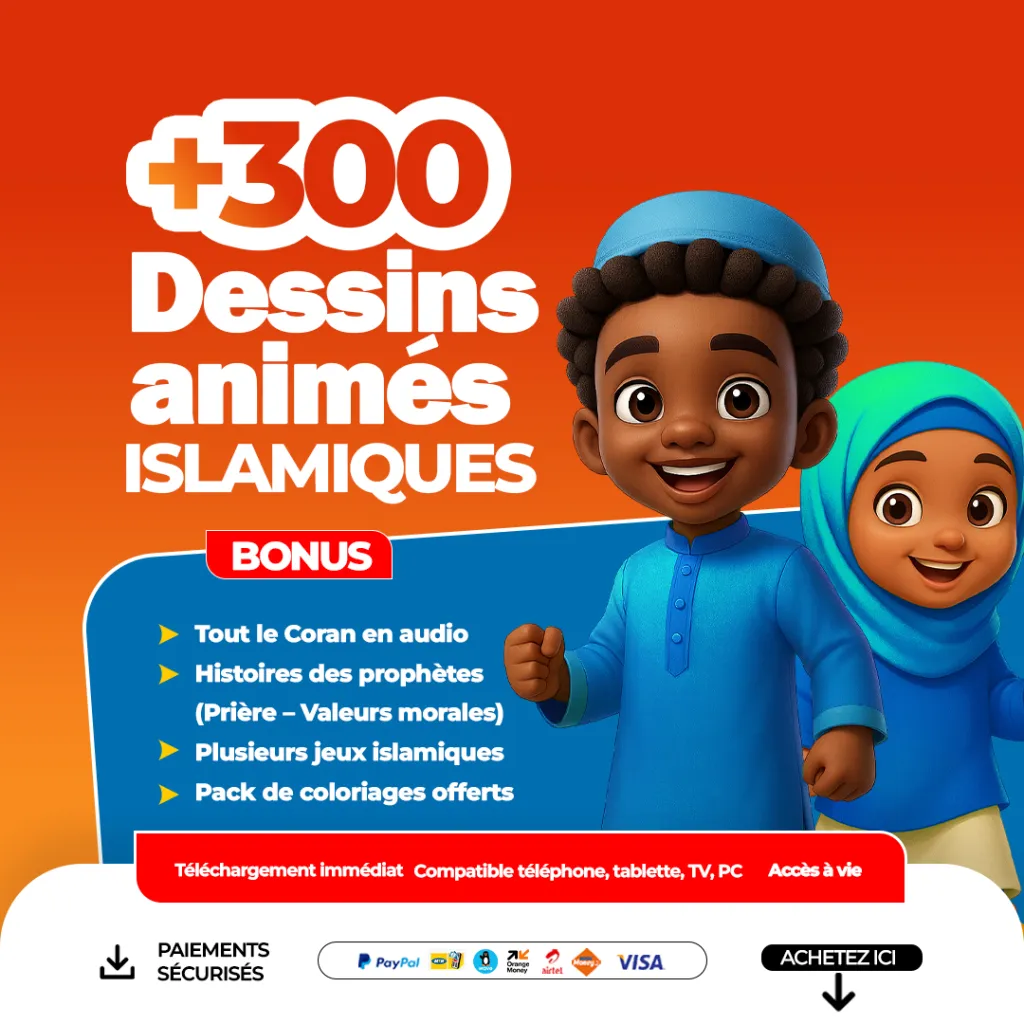 +300 dessins animés islamiques
